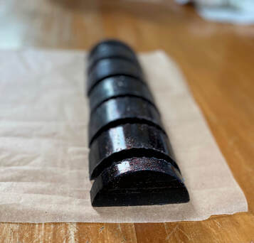 Picture of freshly cut Galaxy Soap