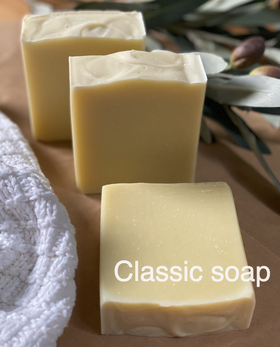 Picture of classic cold process soap-lavender